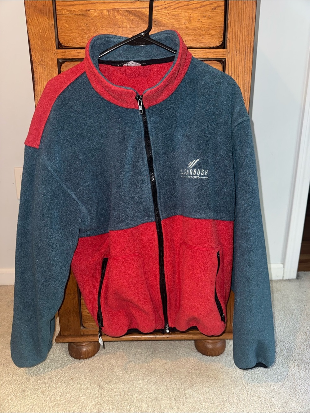 Black Diamond Sugarbush Vermont Fleece Jacket Size Medium